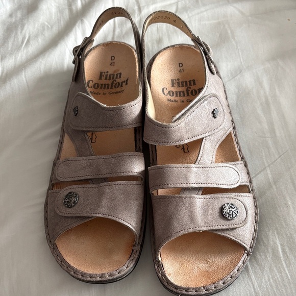 Finn Comfort Sand Suede Adjustable Slingback Sandals- Gomera Sandal - Picture 4 of 4